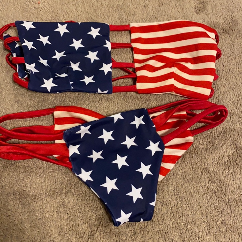 American flag bikini